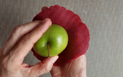 Manzanas con chamoy con la Pavi cubierta sabor tamarindo